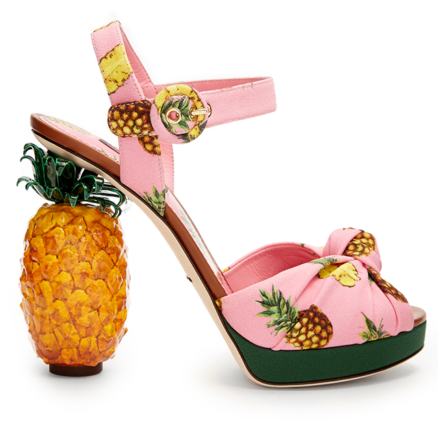DOLCE & GABBANA - PINEAPPLE-HEEL SANDALS | THE UNTITLED BOUTIQUE
