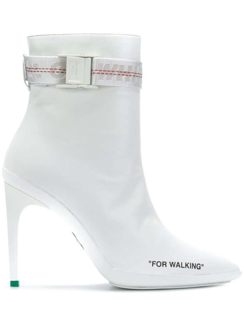 off white for walking ankle boots