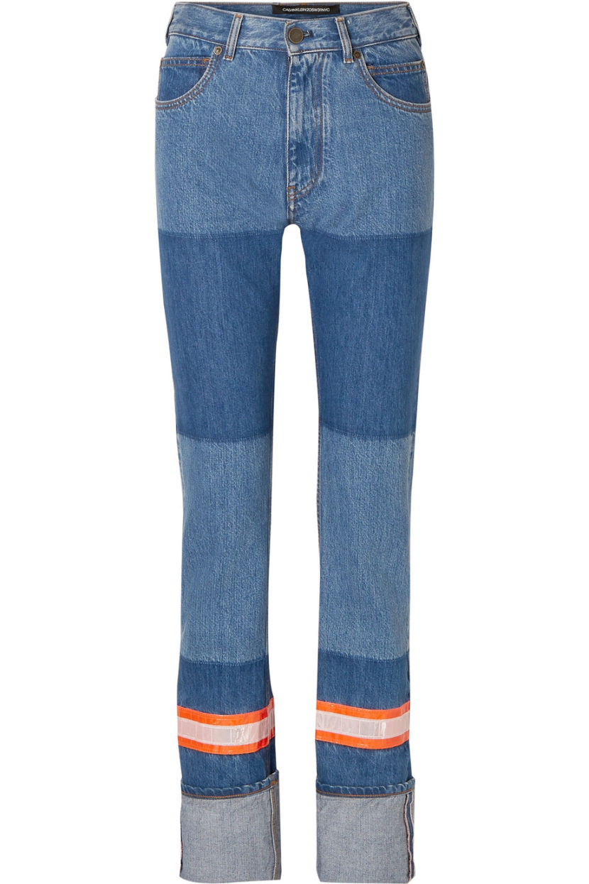 two tone pants jeans